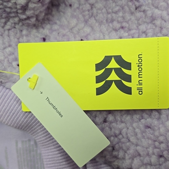 Sherpa Shearling Crewneck Lined Sweatshirt | All in Motion | Medium (8) - Picture 7 of 8